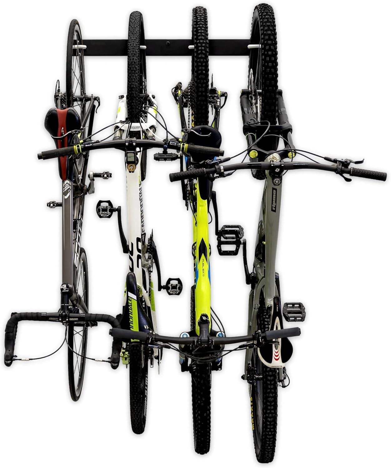 image4 Bike Rack for Garage  Solid Steel Extra Heavy Duty BLAT Bike Rack  Garage Wall Mounted Bicycle StorageXLarge