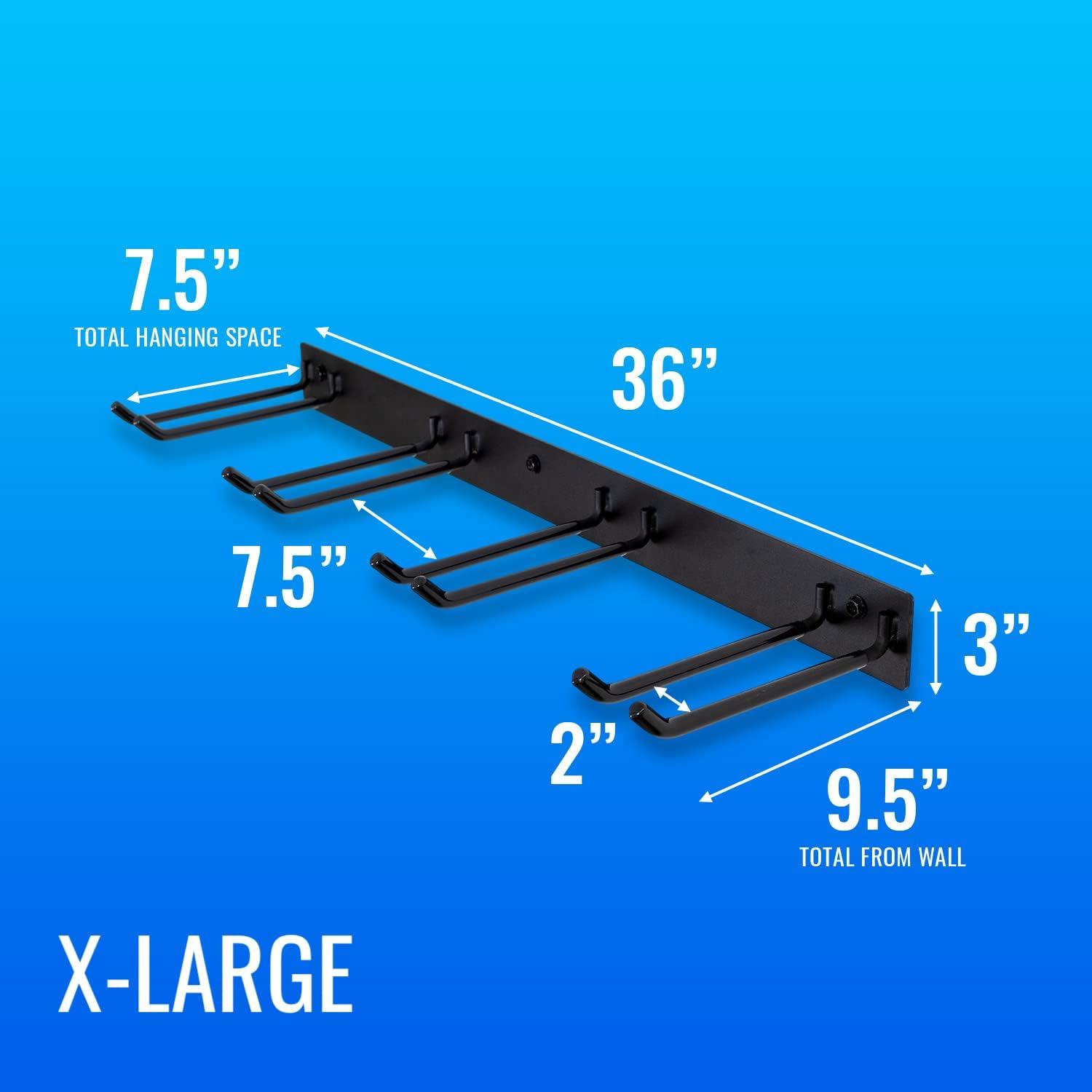imagePaddle Storage Wall Rack Kayak SUP Canoe Paddles Indoor Organizer Solid Steel Hanging Hooks CompactUltimate