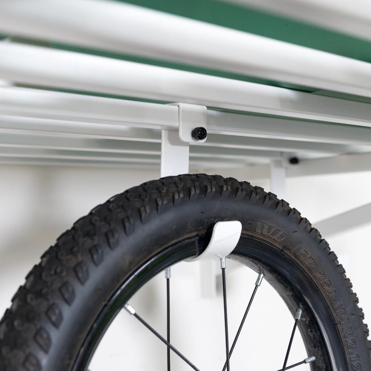 imageStoreYourBoard 2Pack Heavy Duty Wall Shelves  WallMounted Garage Storage Shelving and Organization for Sheds Closets or Utility Rooms  Holds 200 lbs 2ft x 4ft BlackWhite