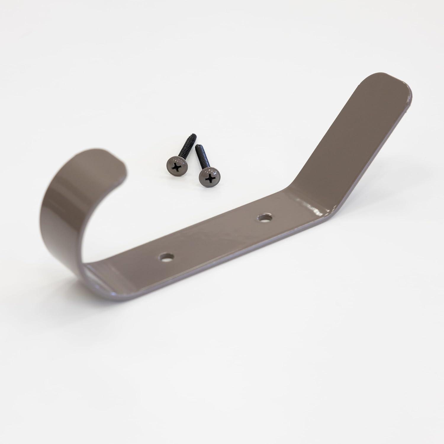 imageStoreYourBoard 4 Pack Wall Hooks for Hanging Decorative ampamp Heavy Duty Coat Wall Hooks Mount Set Holds 30 lbs Each Outdoor 65quot x 12quot x 2quotMud