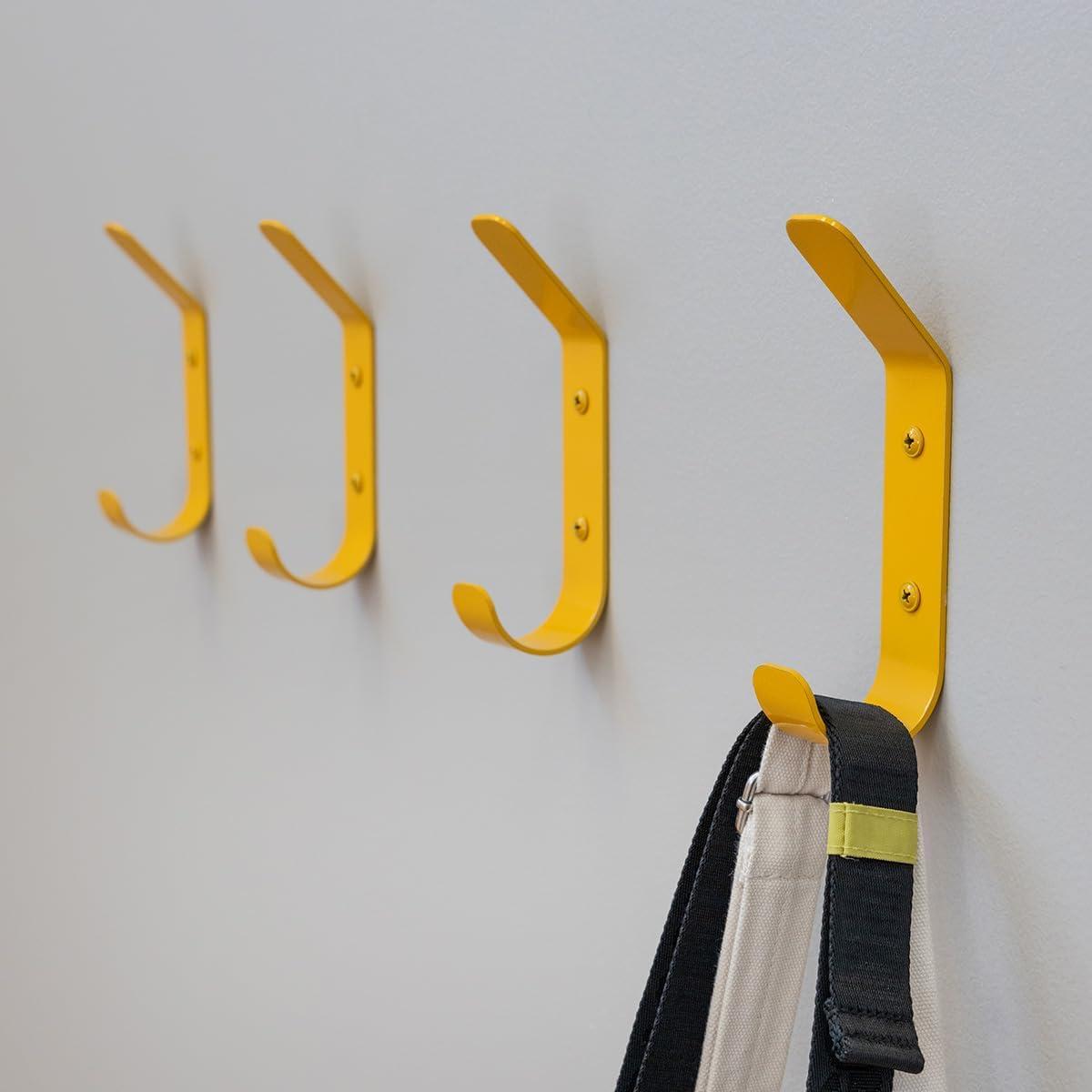 imageStoreYourBoard 4 Pack Wall Hooks for Hanging Decorative ampamp Heavy Duty Coat Wall Hooks Mount Set Holds 30 lbs Each Outdoor 65quot x 12quot x 2quotTractor