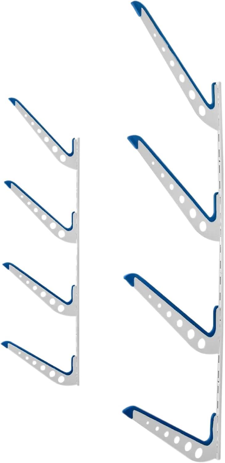 imageStoreYourBoard Adjustable Wakeboard Storage Rack  Wall Mount 4 Level Display Heavy Duty Water Sports Gear Hanger for Wakeboards Wakesurf Boards and More Holds up to 100 lbsWhite