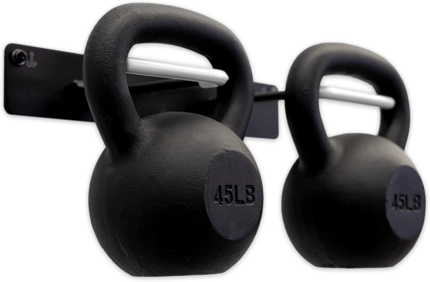 imageStoreYourBoard BLAT Bike Fat Tire Wall Rack Holds 2 Bikes Home and Garage Storage Hooks HeavyDuty Solid Metal Max 100 lbs