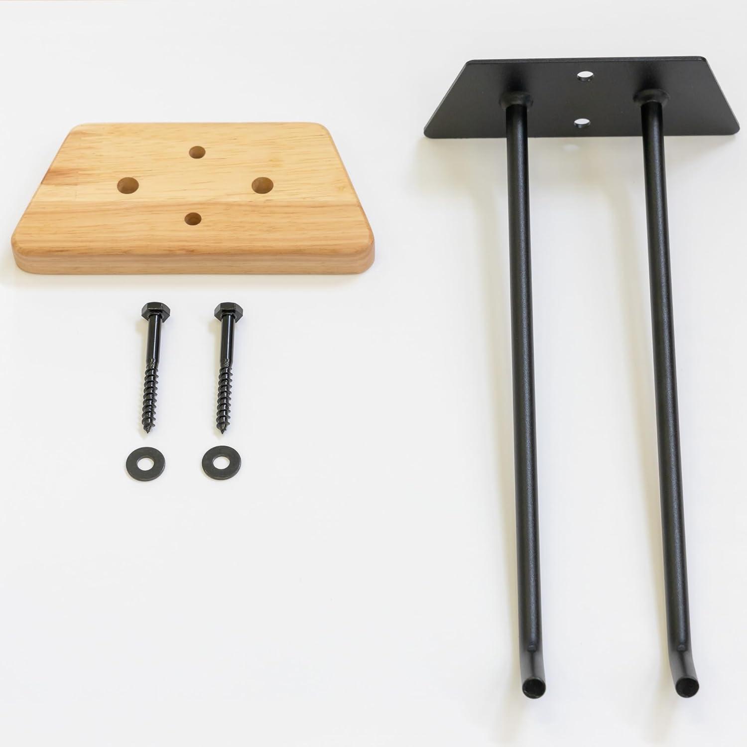 imageStoreYourBoard BLAT Tool Wood Yard Tool Organizer Solid Steel Holds 125 lbs Garage Wall Mount Hooks for Shovels Rakes Brooms Garden Hoses LargeSmall  2 Pack