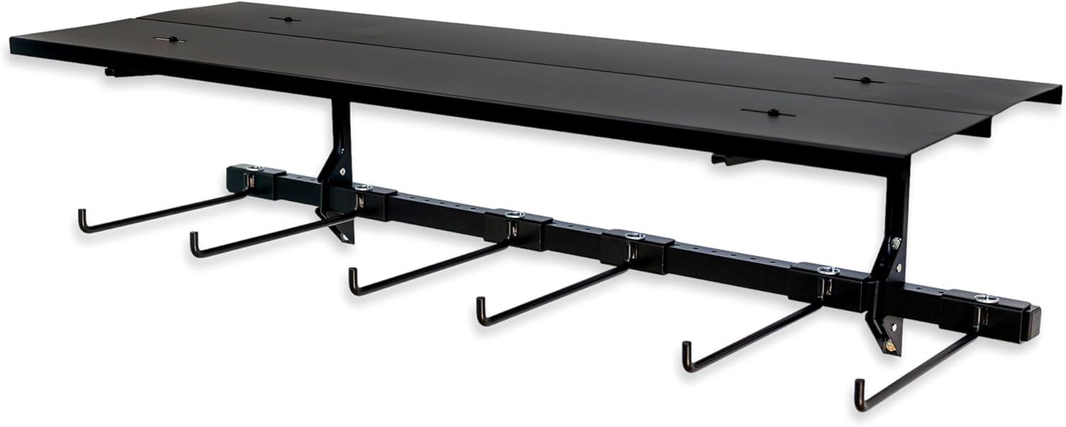 imageStoreYourBoard Double Chair Storage Rack  2 Pack Heavy Duty Folding Chair Rack for Garage Organization Holds 200 lbs Chair Hangers for Folding Patio Beach ampamp Camping ChairsTriple  Shelf