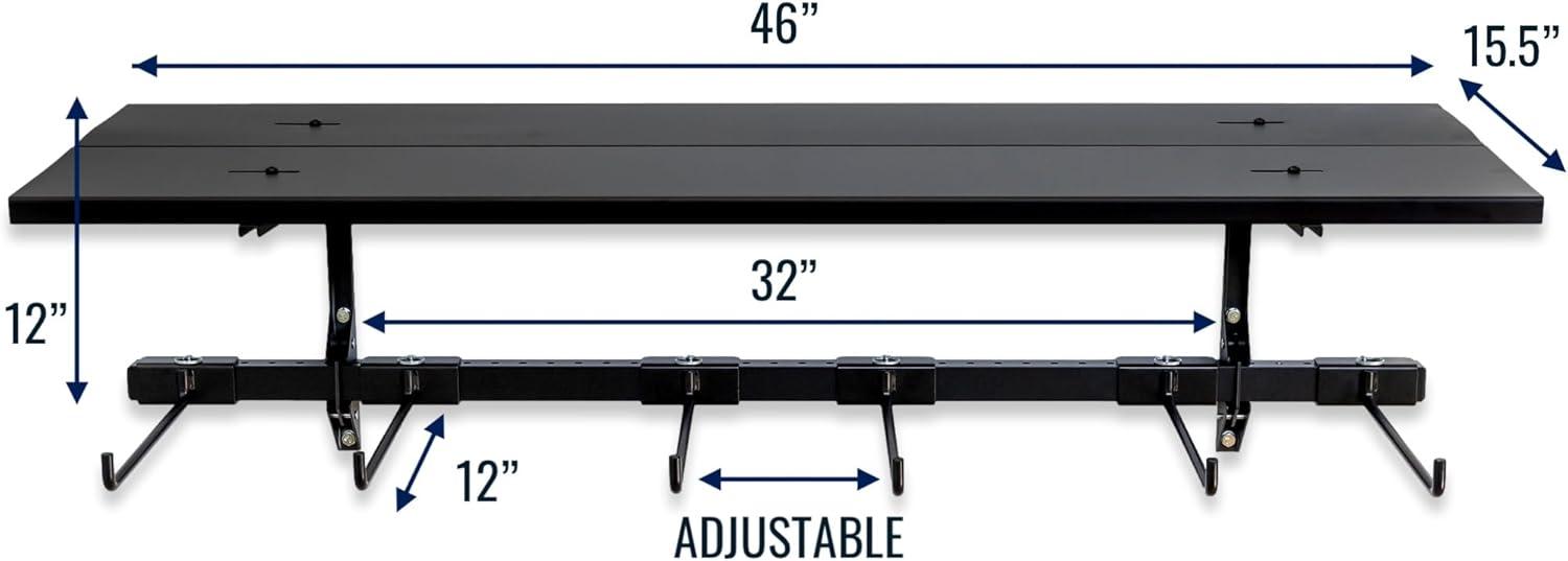 imageStoreYourBoard Double Chair Storage Rack  2 Pack Heavy Duty Folding Chair Rack for Garage Organization Holds 200 lbs Chair Hangers for Folding Patio Beach ampamp Camping ChairsTriple  Shelf