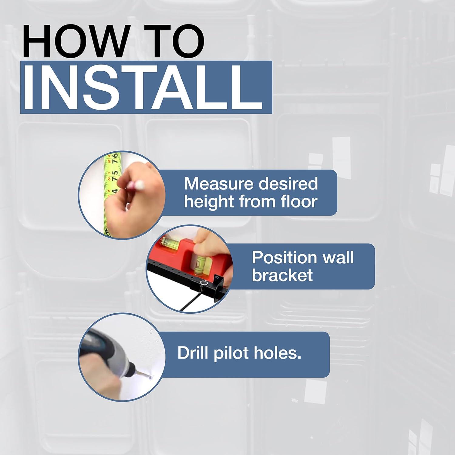 imageStoreYourBoard Double Chair Storage Rack  2 Pack Heavy Duty Folding Chair Rack for Garage Organization Holds 200 lbs Chair Hangers for Folding Patio Beach ampamp Camping ChairsTriple