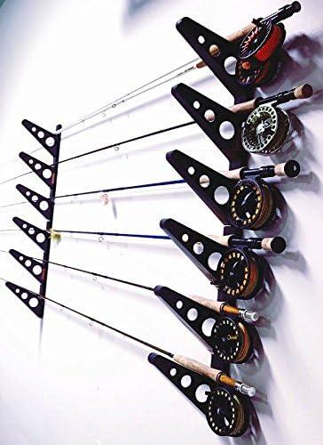 imageStoreYourBoard Fishing Rod Storage The Fishing Rod Rack Wall Mounted Hanging Garage Organizer Hooks