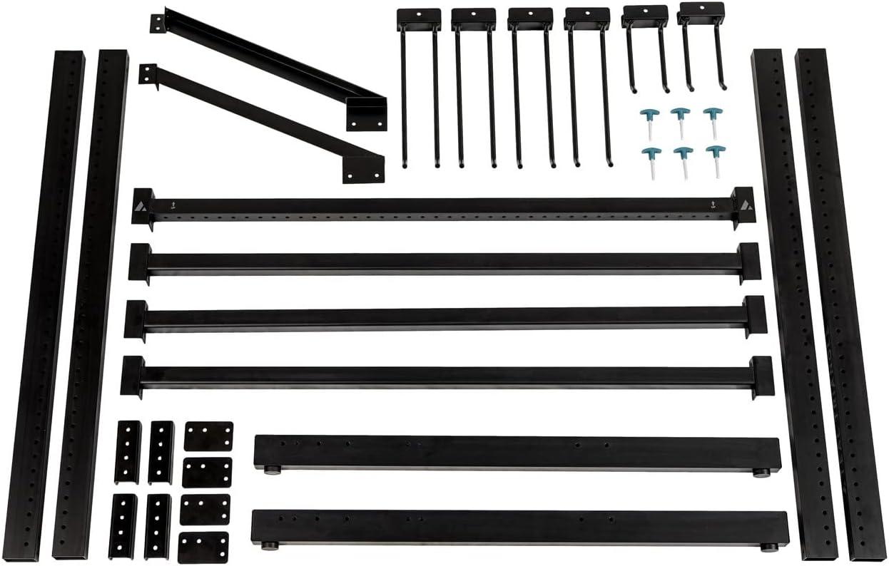 imageStoreYourBoard Freestanding Tool Storage Rack Garage Floor Stand Adjustable Garden Tool Organizer Industrial Steel