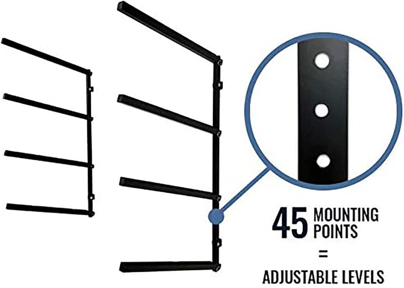 imageStoreYourBoard GSUP Wall Mounted Standup Paddleboard Storage Rack Adjustable Levels Standup Paddle Board HolderIndoor  4 Levels