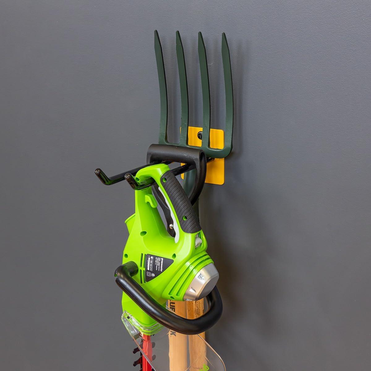 imageStoreYourBoard Garage Garden Tool Wall Mount Hook Garage Organization and Storage Shovel ampamp Rake Hangers Yard Tool Rack Industrial Steel Holds 50 PoundsTractor