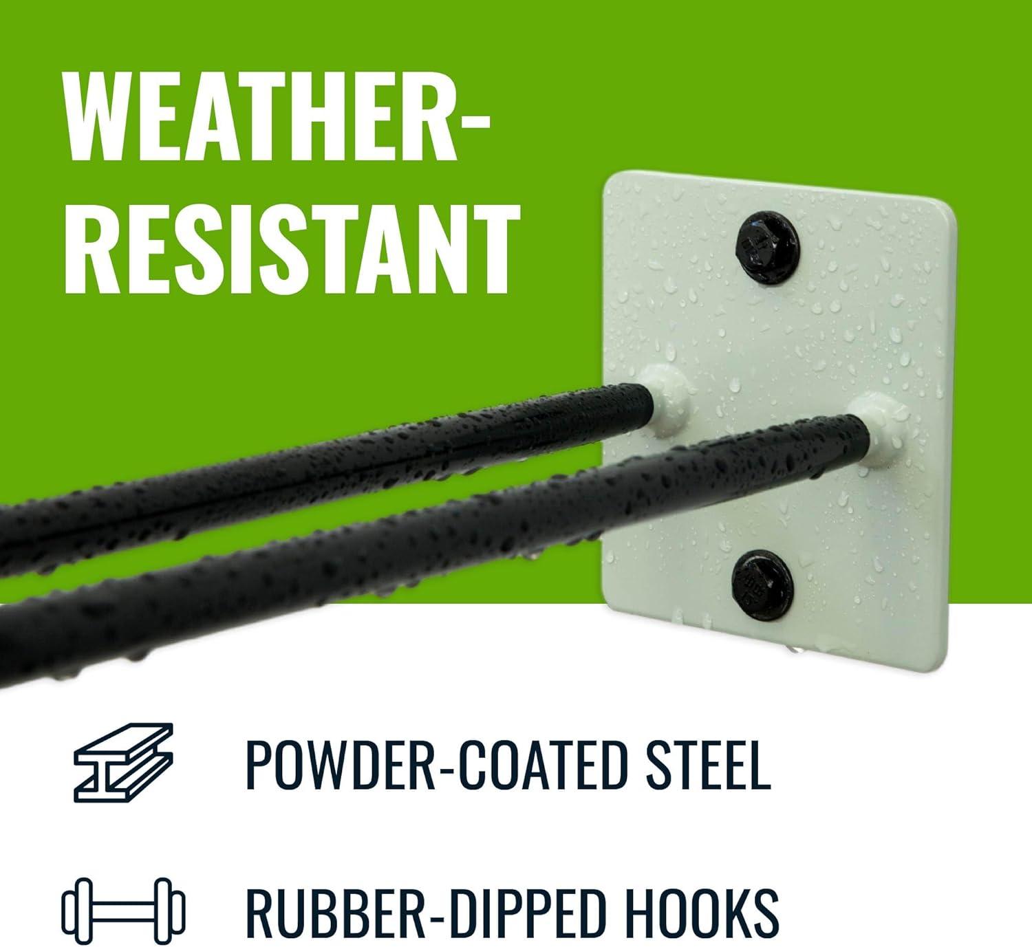 imageStoreYourBoard Garage Garden Tool Wall Mount Hook Garage Organization and Storage Shovel ampamp Rake Hangers Yard Tool Rack Industrial Steel Holds 50 PoundsCactus