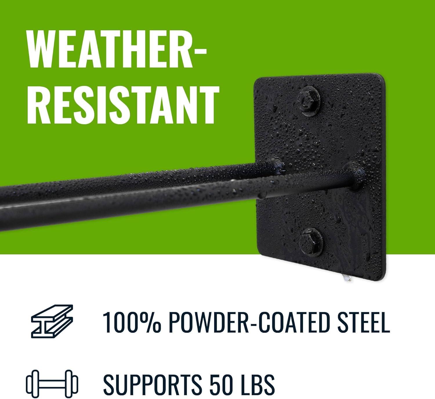 imageStoreYourBoard Garage Garden Tool Wall Mount Hook Garage Organization and Storage Shovel ampamp Rake Hangers Yard Tool Rack Industrial Steel Holds 50 PoundsBlack