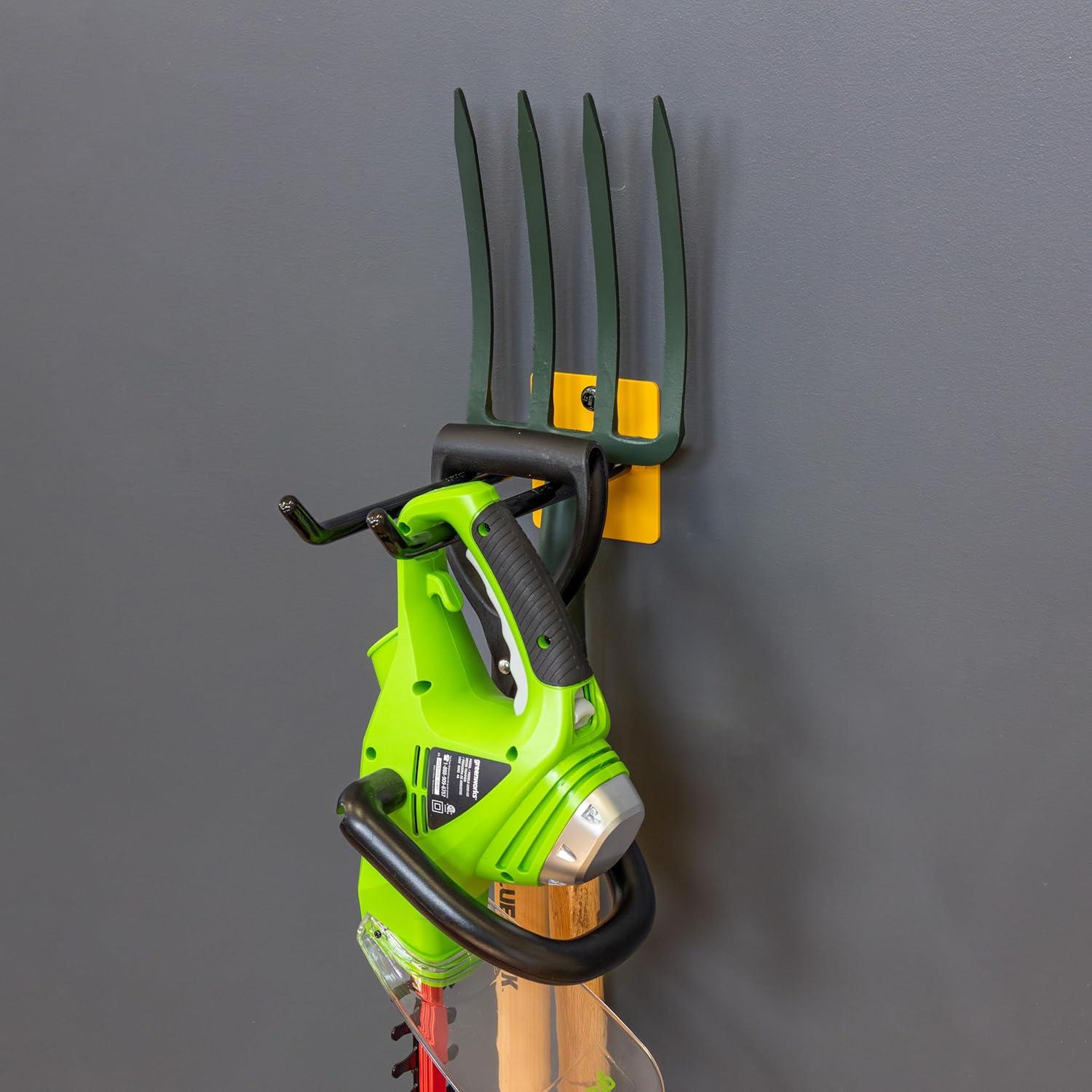 imageStoreYourBoard Garage Garden Tool Wall Mount Hook Garage Organization and Storage Shovel ampamp Rake Hangers Yard Tool Rack Industrial Steel Holds 50 PoundsTractor