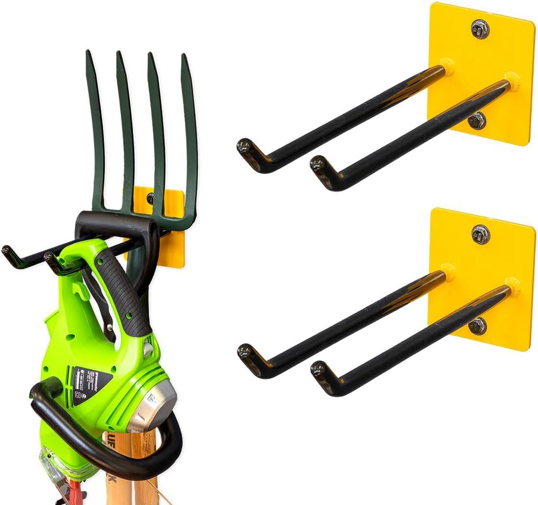 imageStoreYourBoard Garage Garden Tool Wall Mount Hook Garage Organization and Storage Shovel ampamp Rake Hangers Yard Tool Rack Industrial Steel Holds 50 PoundsTractor