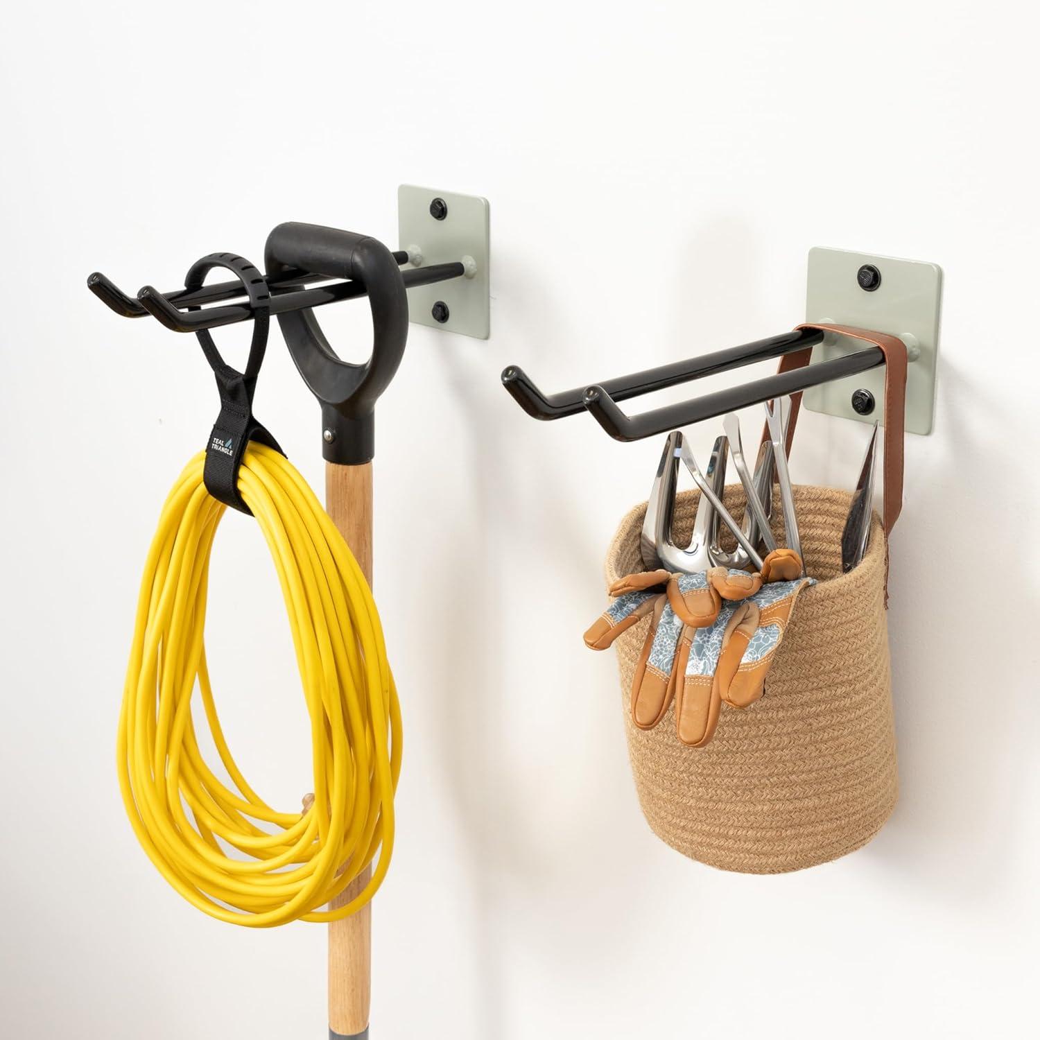 imageStoreYourBoard Garage Garden Tool Wall Mount Hook Garage Organization and Storage Shovel ampamp Rake Hangers Yard Tool Rack Industrial Steel Holds 50 PoundsCactus