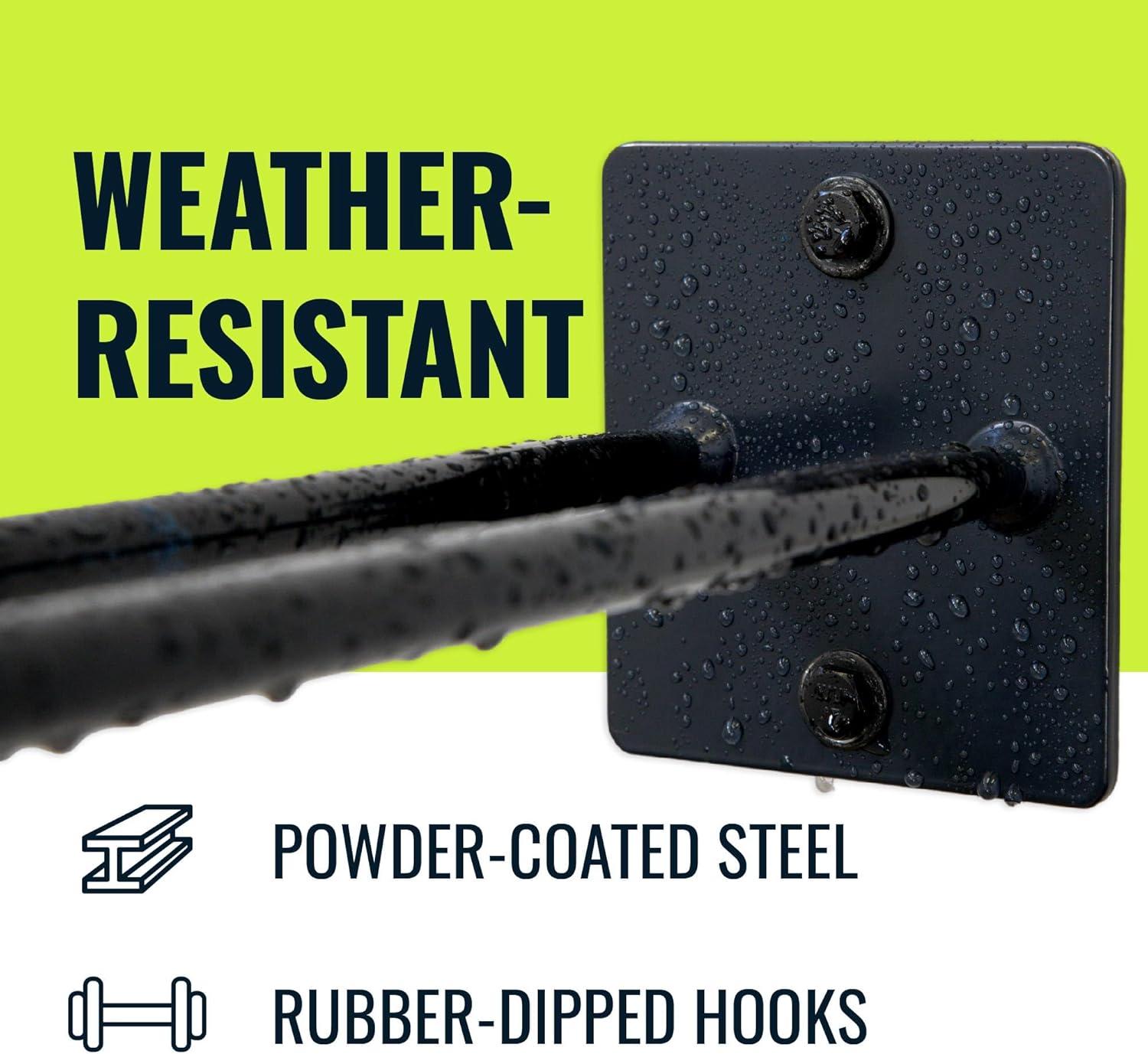 imageStoreYourBoard Garage Garden Tool Wall Mount Hook Garage Organization and Storage Shovel ampamp Rake Hangers Yard Tool Rack Industrial Steel Holds 50 PoundsDeep Water