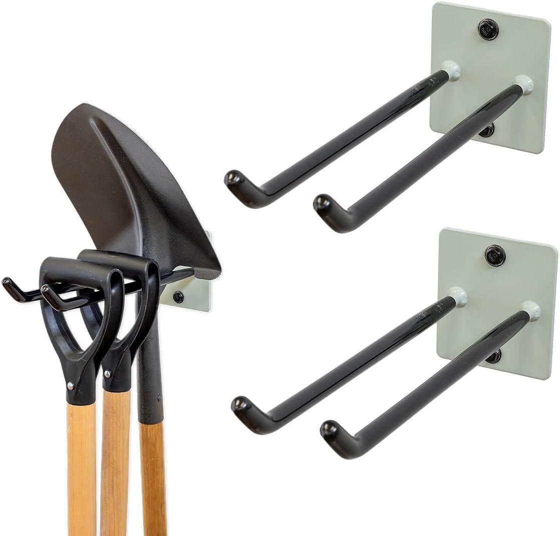 imageStoreYourBoard Garage Garden Tool Wall Mount Hook Garage Organization and Storage Shovel ampamp Rake Hangers Yard Tool Rack Industrial Steel Holds 50 PoundsCactus