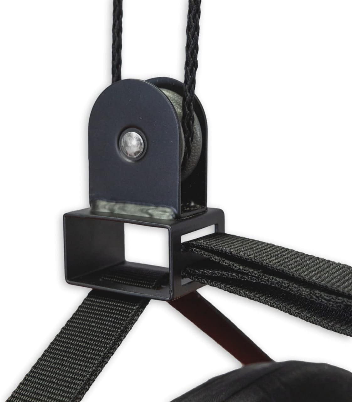 imageStoreYourBoard Garage Storage Ceiling Pulley System 2 Pack Kayak Canoe Cargo Ladder Lift Heavy Duty Holds 150 lbs