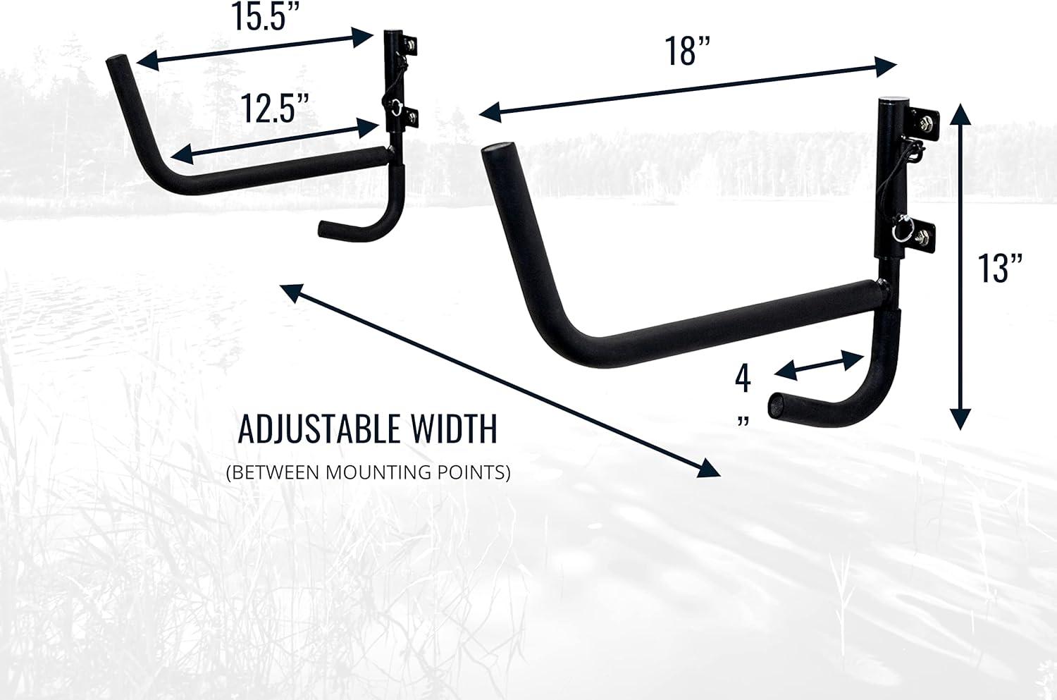 imageStoreYourBoard Kayak Wall Mount Indoor ampamp Outdoor Rack with Paddle Hanger