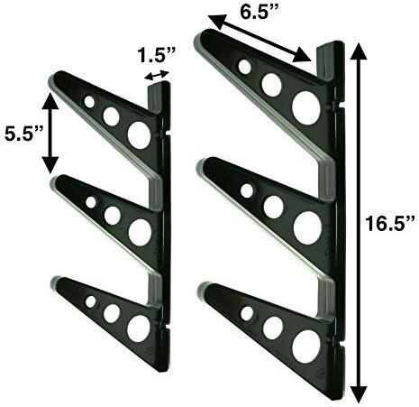 imageStoreYourBoard Lacrosse Stick Wall Storage Rack Lax Sticks Pads and Equipment Home and Garage Organizer Mount