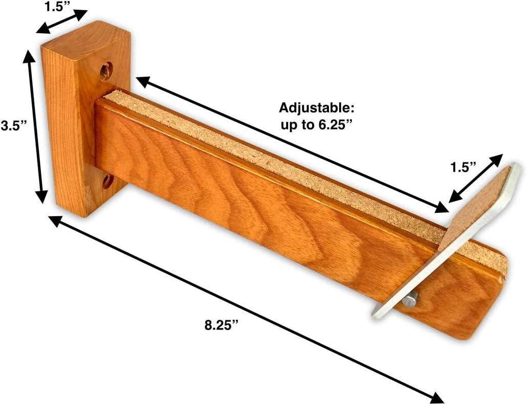 imageStoreYourBoard Minimalist Timber Surfboard Display Rack Natural Wood Wall Mount Storage