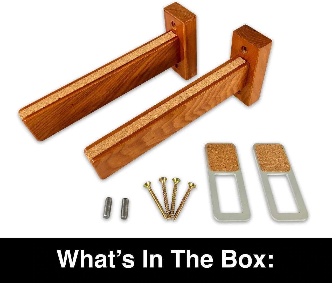 imageStoreYourBoard Minimalist Timber Surfboard Display Rack Natural Wood Wall Mount Storage