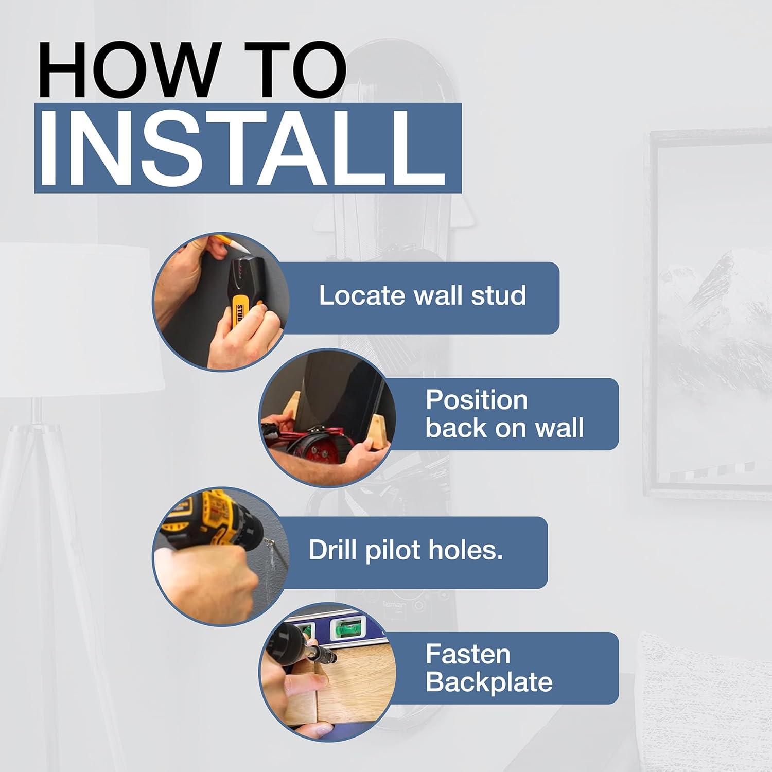 imageStoreYourBoard Minimalist Wood Snowboard Rack Wall Mount Storage Display Adjustable Size Solid Wood Holds 30 lbs