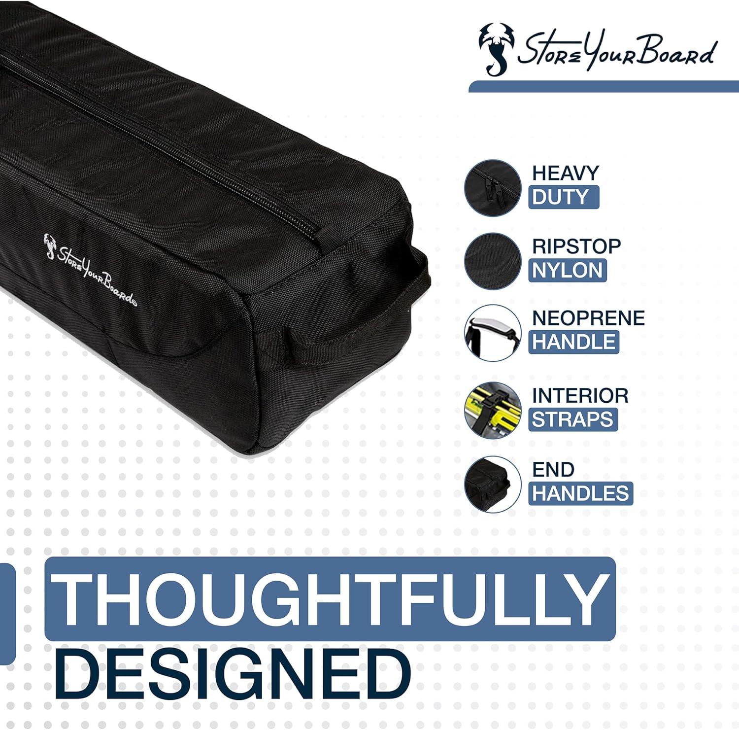 imageStoreYourBoard Mountain Essential Ski Travel Bag Water Resistant Carry CaseOnyx