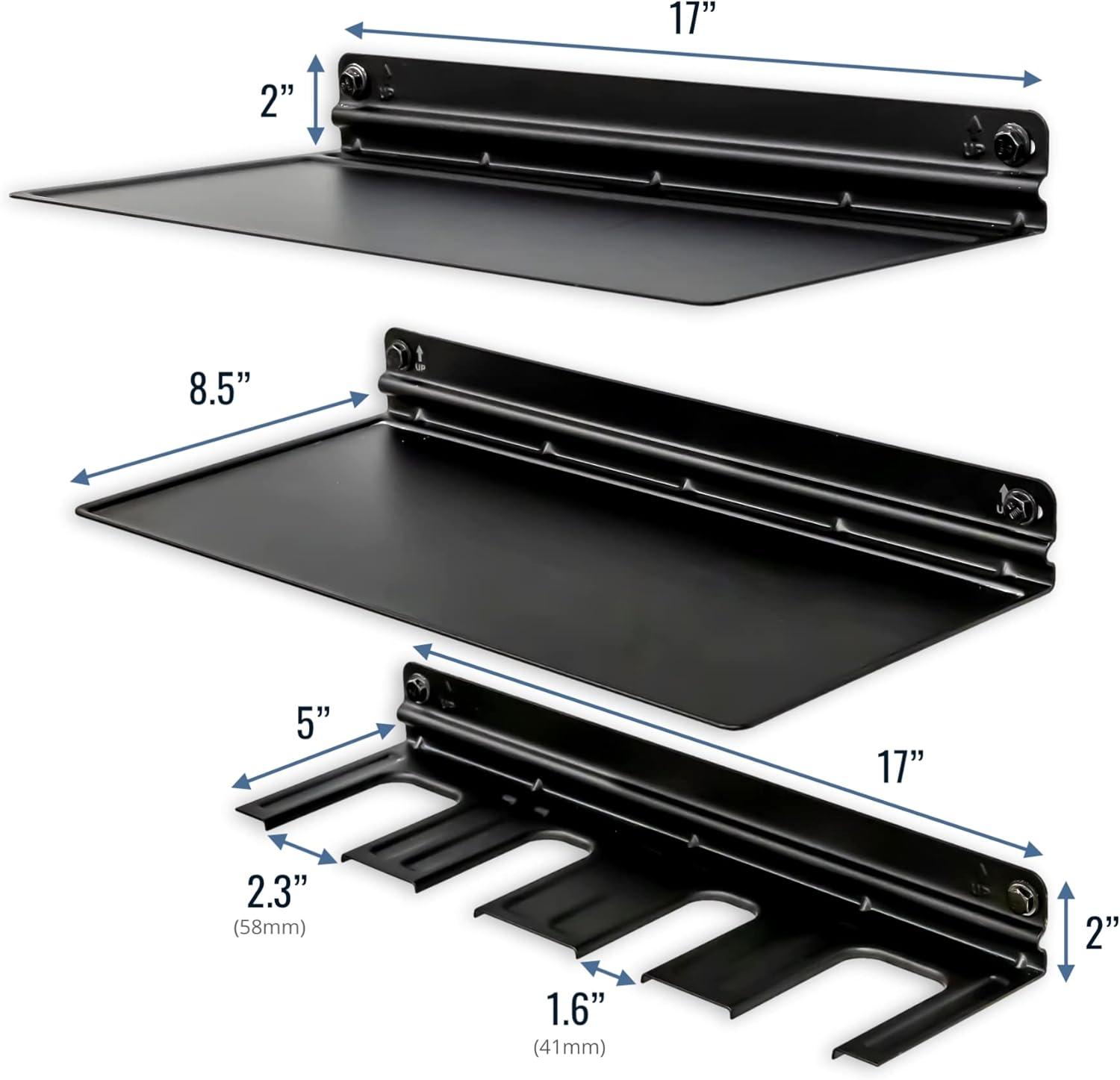 imageStoreYourBoard Power Tool Organizer Wall Mount Garage Storage Rack Solid SteelPower Tool Organizer  2 Shelves