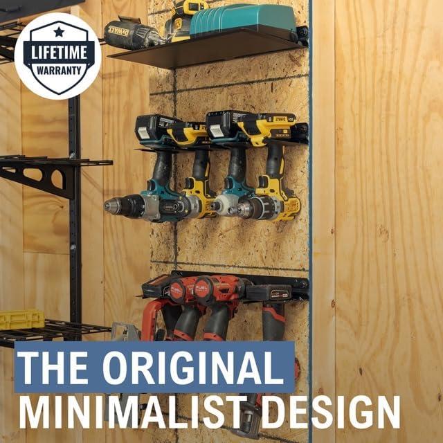 imageStoreYourBoard Power Tool Organizer Wall Mount Garage Storage Rack Solid SteelPower Tool Organizer Kit