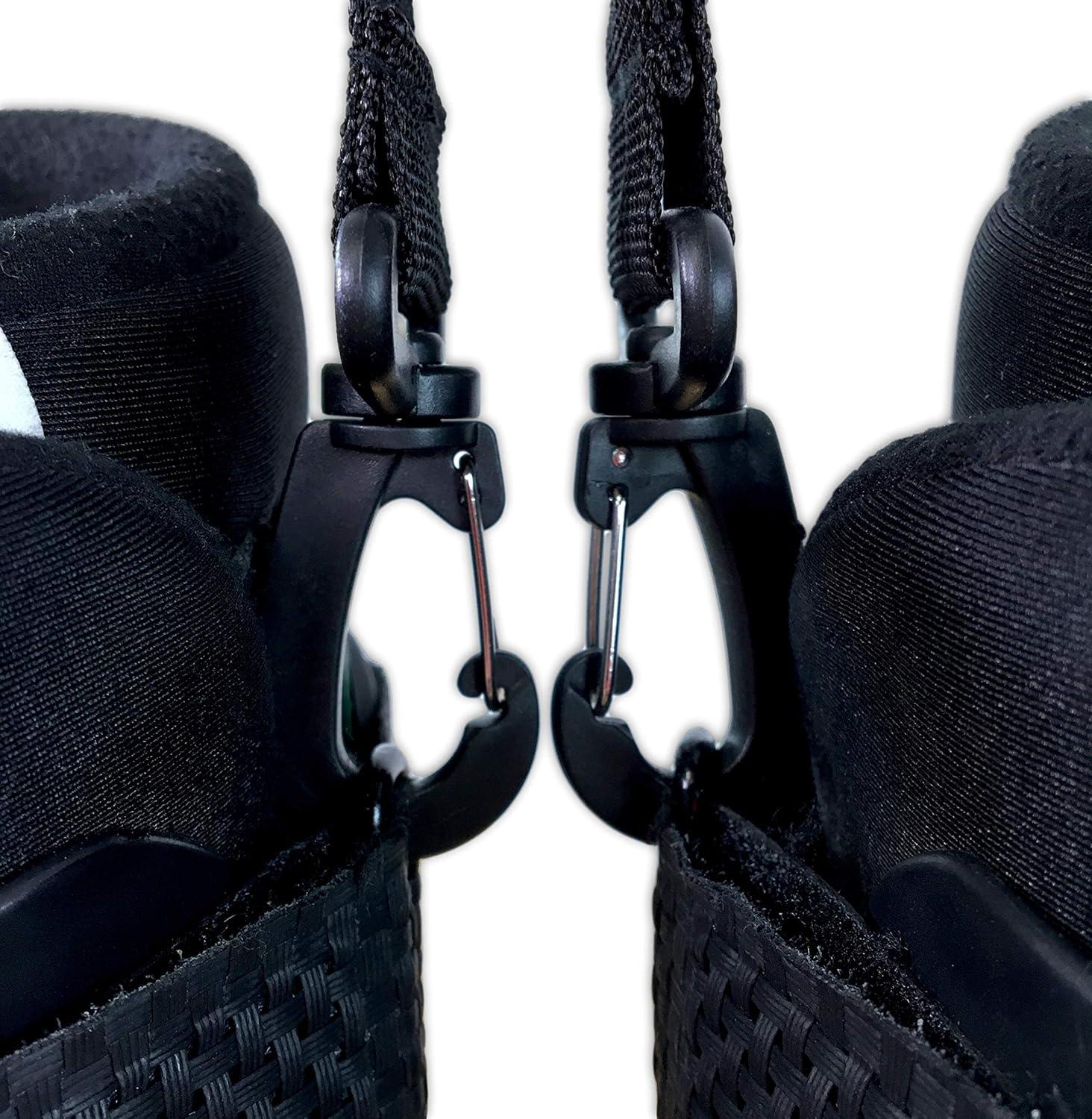 imageStoreYourBoard Set of 1 Ski and Boot Carrier Straps ampamp 1 Ski and Pole Carrier Adjustable Shoulder Straps Hands Free Easy Transport Hook ampamp Loop Wraps