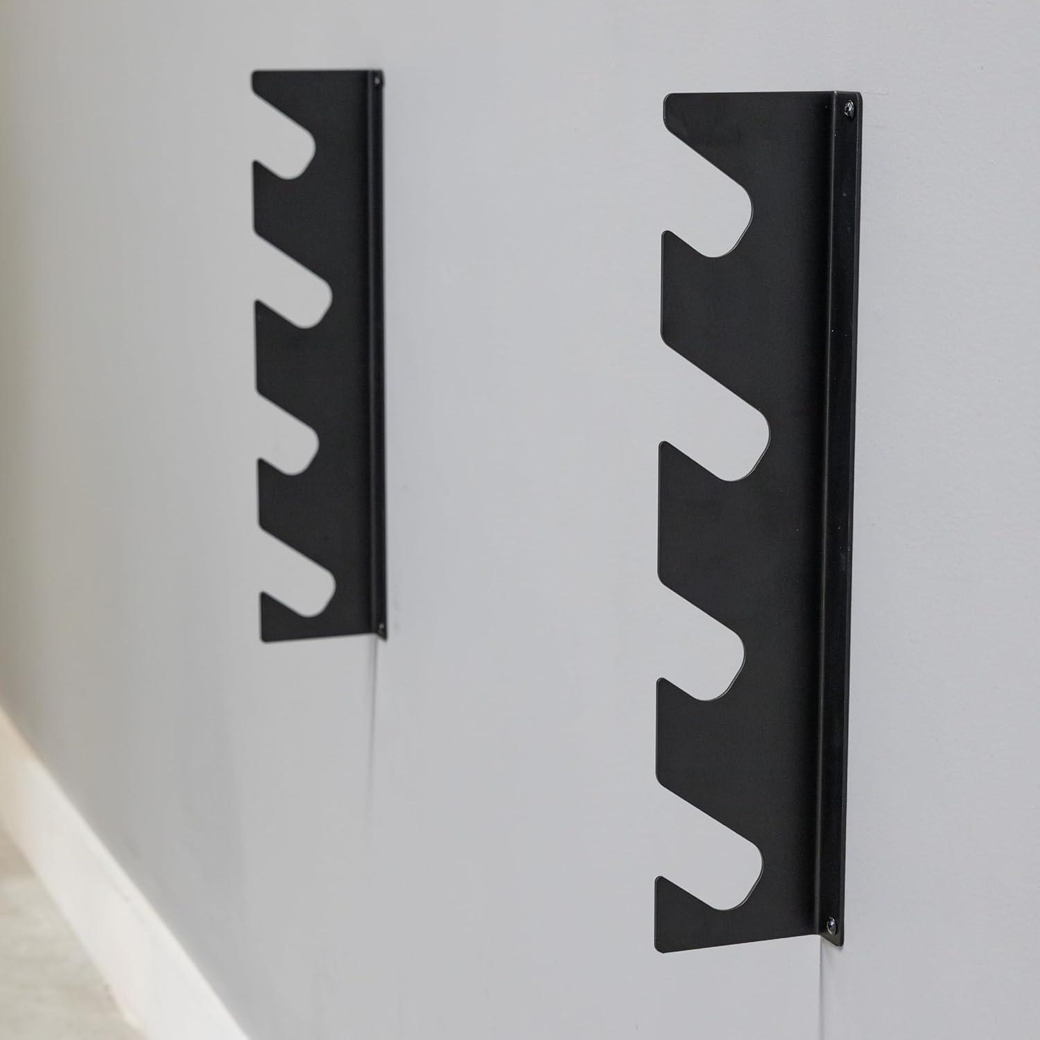 imageStoreYourBoard Shed Tool Organizer Wall Mount Garage Organization Garden Tool Organizer for Shovels and Rakes Solid Steel Holds 100 lbs