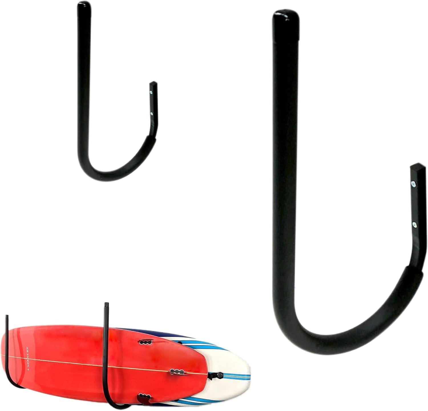 imageStoreYourBoard Standup Paddleboard and Surfboard Storage Rack Ceiling and Wall Mount HeavyDuty 50 lbs Max Indoor Board and Paddle OrganizerHeavy Duty Sturdy Round