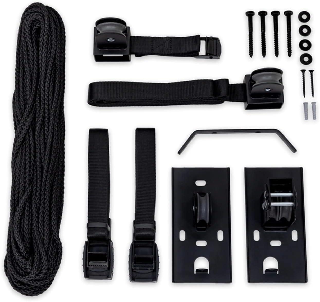 imageStoreYourBoard Wheelbarrow Ceiling Hoist Essential Garage Storage Pulley System 8 ft  10 ft Ceiling8 ft  10 ft Ceiling