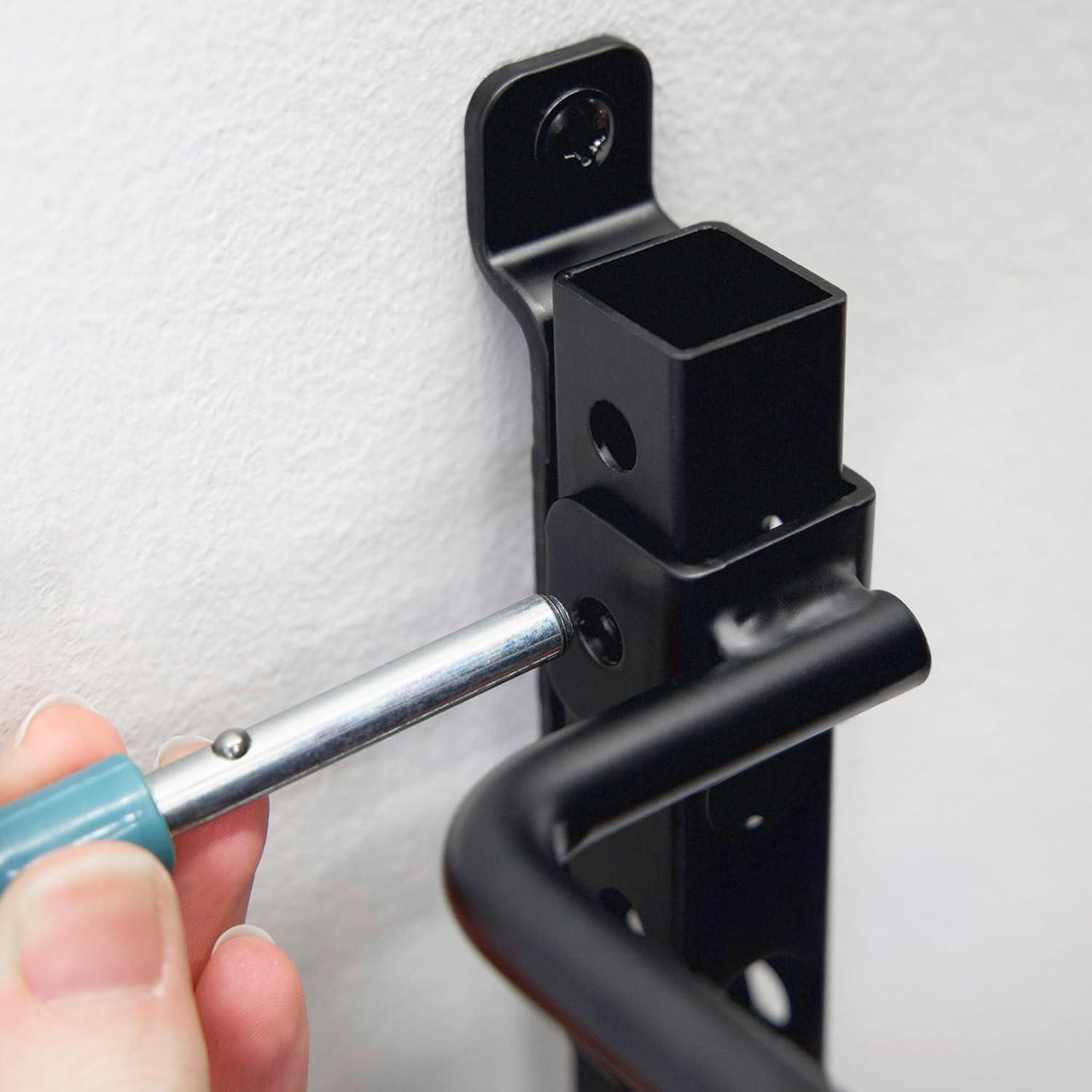 imageWheelRest Bike Hook NoLift Garage Wall Mount Vertical Bicycle Storage Rack Adjustable Bike Hanger for MTB Road eBike 4 Pack1 Pack