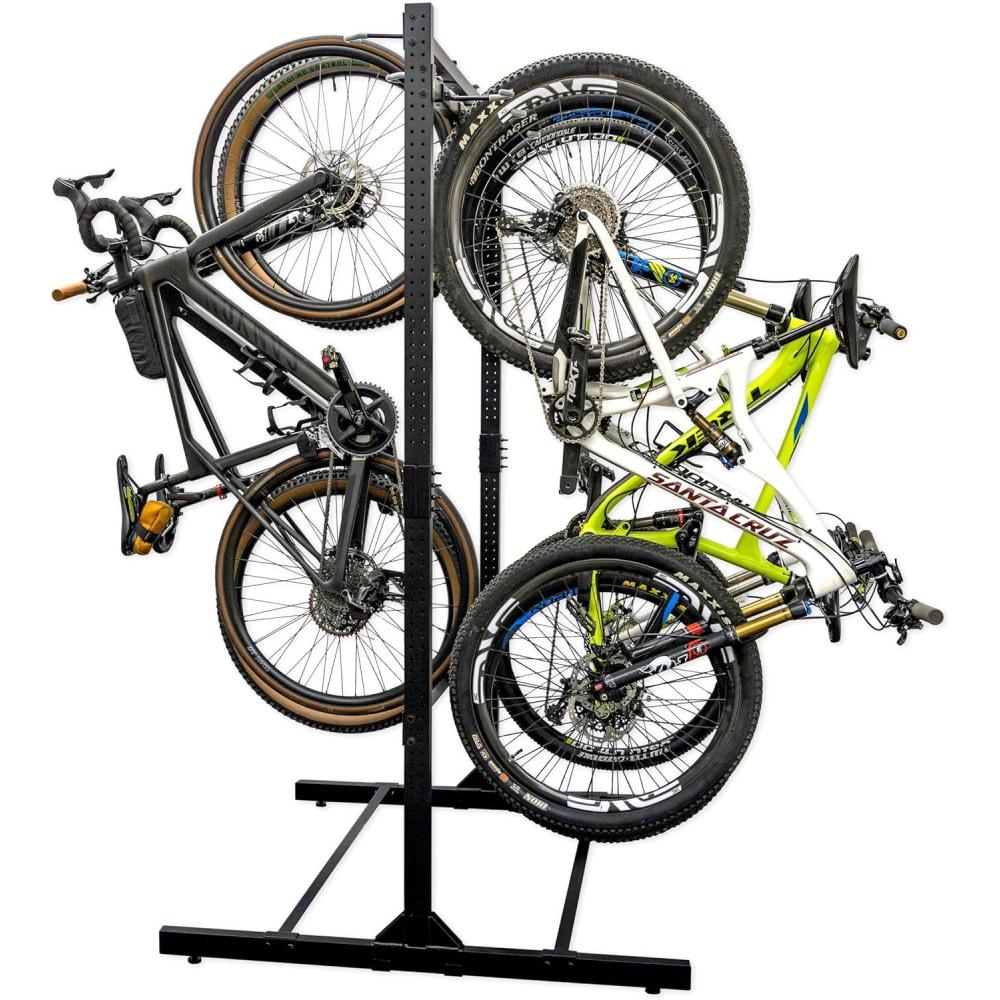 imageStoreYourBoard Freestanding 5 Bike Storage Rack The Original GBike Indoor Garage Floor Stand Bicycle Organizer8Bike Rack