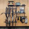 imageGBike Pro Garage Storage System Adjustable 5 Bike Rack With Shelves Vertical Wall Organizer Bicycle Hanging Hooks Holds 500 Lbs