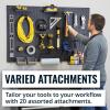 imageHeavyDuty Pegboard Wall Kit 13 Lockable Attachments Garage Organization ampamp Storage 2 Panel Pegboard System Solid Steel Holds 300 lbs 34 in x 32 in3 Panel