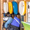 imagePaddle Storage Wall Rack Kayak SUP Canoe Paddles Indoor Organizer Solid Steel Hanging Hooks CompactUltimate