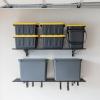 imageStoreYourBoard 2Pack Heavy Duty Wall Shelves  WallMounted Garage Storage Shelving and Organization for Sheds Closets or Utility Rooms  Holds 200 lbs 2ft x 4ft BlackBlack