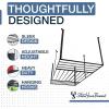 imageStoreYourBoard 4 x 8 Overhead Garage Storage Rack Ceiling Shelf Overhead Organization Heavy Duty Steel Platform Holds 700 lbs 96 in x 48 in x 40 in4 x 8 ft with Hooks