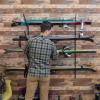 imageStoreYourBoard Adjustable Ski Storage Rack Wall Mount OrganizerBlack