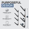 imageStoreYourBoard Adjustable Surfboard Storage Rack 4 Board Wall Mount DisplayBlack
