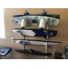 imageStoreYourBoard Adjustable Wakeboard Storage Rack  Wall Mount 4 Level Display Heavy Duty Water Sports Gear Hanger for Wakeboards Wakesurf Boards and More Holds up to 100 lbsWhite