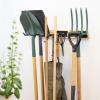 imageStoreYourBoard BLAT Tool Wood Yard Tool Organizer Solid Steel Holds 125 lbs Garage Wall Mount Hooks for Shovels Rakes Brooms Garden Hoses LargeLarge