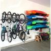 imageStoreYourBoard Bike Storage Rack  Heavy Duty Garage Bike Rack for 5 Bicycles SpaceSaving Vertical Bike Rack Adjustable Wall Bike Mount for Garage Organizer Bicycle Hanger Holds 300 lbs5 Bike Rack