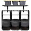 imageStoreYourBoard Double Chair Storage Rack  2 Pack Heavy Duty Folding Chair Rack for Garage Organization Holds 200 lbs Chair Hangers for Folding Patio Beach ampamp Camping ChairsTriple  Shelf