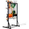 imageStoreYourBoard Freestanding Tool Storage Rack Garage Floor Stand Adjustable Garden Tool Organizer Industrial Steel