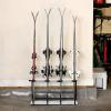 imageStoreYourBoard Freestanding Wasatch Ski Rack Universal Ski Holders Holds 4 Pairs of Skis ampamp Ski Poles Storage Rack for Garage Fits All Skis